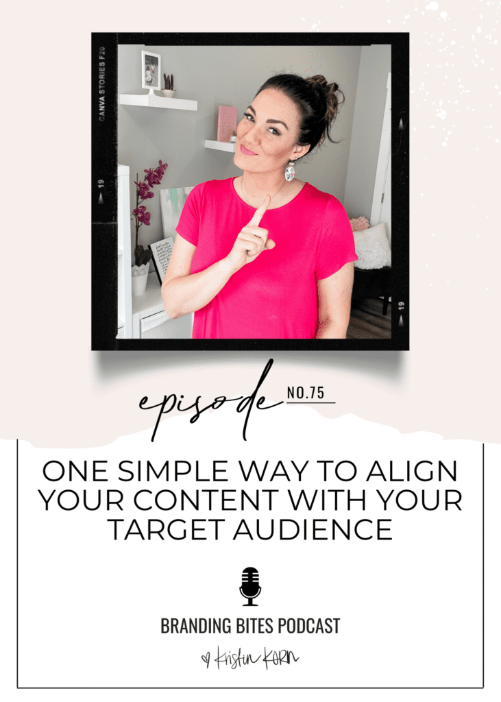 the one thing to keep in mind to align your content with your target audience. 