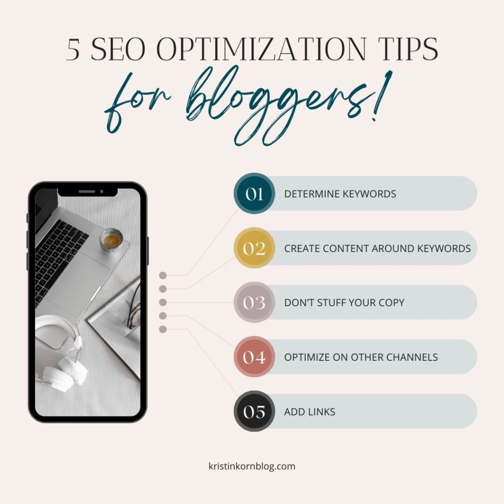 5 SEO Optimization Tips for Bloggers
