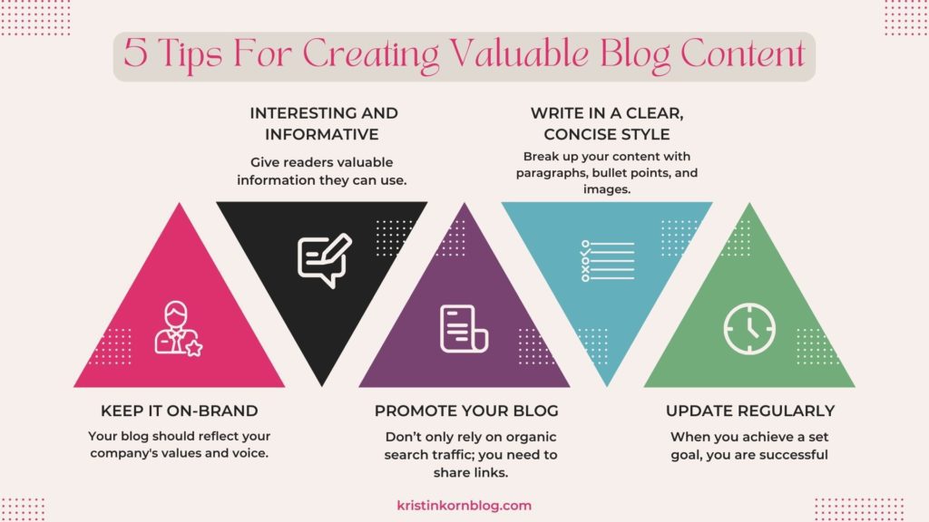 5 tips for creating valuable blog content
